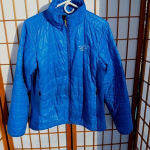 Mountain Hardwear Men's Vibrant Blue Puffer Jacket
